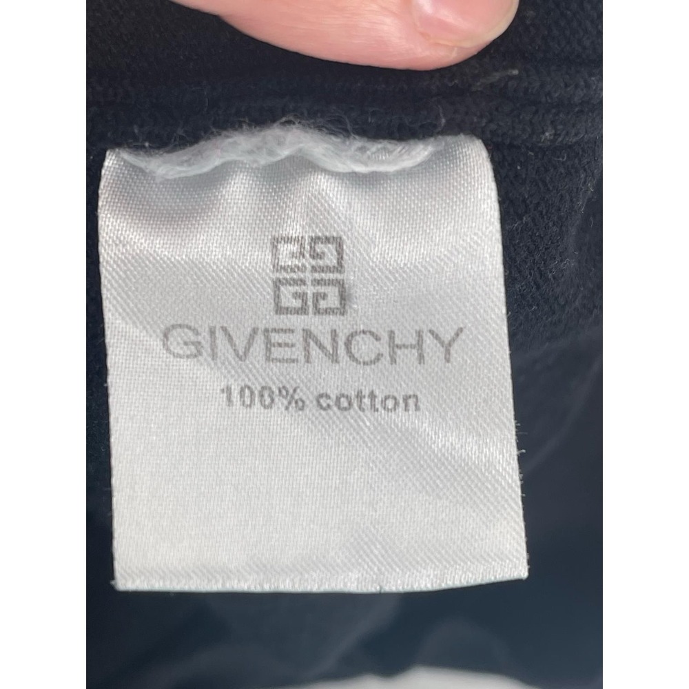 Givenchy Paris Sweater Women 2XL Black Love Logo Knit Crewneck Designer - Picture 4 of 9